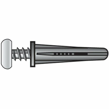 ACEDS No. 10-12 Plastic Anchor with Screw, 125PK 5333836